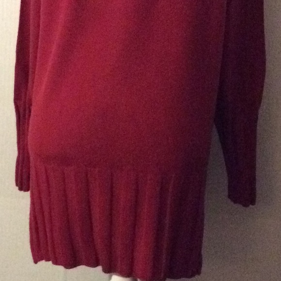 COPY - Eileen Fisher red merino wool wool tunic # M - Picture 7 of 8